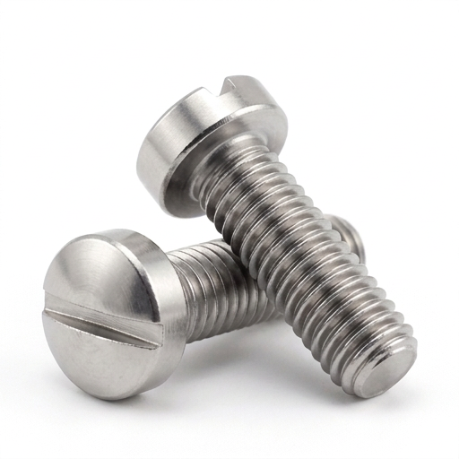 Cheese Head Screw (Slotted) – SS304 - M8 x 30