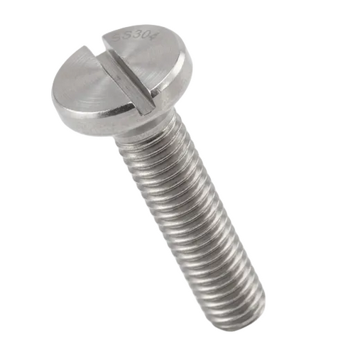 Cheese Head Screw (Slotted) – SS304 - M8 x 40